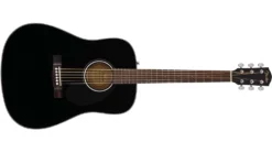Fender CD-60S Dreadnought, Walnut Fingerboard, Black
