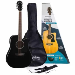 Washburn Apprentice D5CE Guitar Pack Black