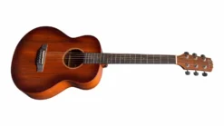 Martinez ‘Southern Star’ Series Mahogany Solid Top Acoustic-Electric TS-Mini Guitar (Satin Sunburst)