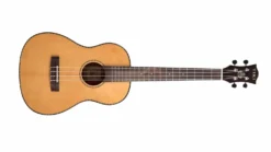 Tiki ’22 Series’ Spruce Solid Top Baritone Ukulele With Hard Case (Natural Gloss)