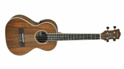 Tiki ‘3 Series’ Koa Wood Electric Tenor Ukulele With Gig Bag (Natural Satin)