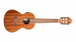 Tiki 6 String Solid Mahogany Top Electric Ukulele With Soft Case (Natural Gloss)