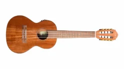 Tiki 8 String Solid Mahogany Top Electric Ukulele With Soft Case (Natural Gloss)