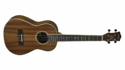 Tiki ‘9 Series’ Koa Solid Top Electric Baritone Ukulele With Hard Case (Natural Satin)